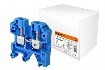TDM ELECTRIC SQ0803-0008 Зажим наборный ЗНИ-35мм2 (JXB125А) синий TDM